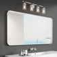 Waterpar®  72 in. W x 36 in. H Rectangular Aluminum Framed Wall Bathroom Vanity Mirror