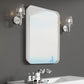 Waterpar® 28 in. W x 36 in. H Rectangular Aluminum Framed Wall Bathroom Vanity Mirror