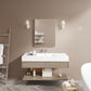 Waterpar® 28 in. W x 36 in. H Rectangular Aluminum Framed Wall Bathroom Vanity Mirror