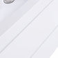 Waterpar® 29.65 in. L x 19.7 in. W x 21.65 in. H White Bathroom Cabinet with Single Resin Sink