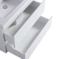 Waterpar® 29.65 in. L x 19.7 in. W x 21.65 in. H White Bathroom Cabinet with Single Resin Sink