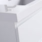 Waterpar® 35.43 in. L x 19.7 in. W x 21.65 in. H White Bathroom Cabinet with Single Resin Sink