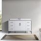 Waterpar® 60 in. L x 22 in. W x 35 in. H Bathroom Cabinet with Single Ceramic Sink