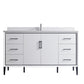 Waterpar® 60 in. L x 22 in. W x 35 in. H Bathroom Cabinet with Single Ceramic Sink