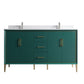 Waterpar® 60 in. L x 22 in. W x 35 in. H Bathroom Cabinet with Dual Ceramic Sink