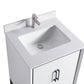 Waterpar® 24 in. L x 22 in. W x 35 in. H Bathroom Cabinet with Single Ceramic Sink