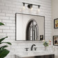 Waterpar® 32 in. W x 40 in. H Rectangular Aluminum Framed Wall Bathroom Vanity Mirror