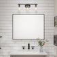 Waterpar® 32 in. W x 40 in. H Rectangular Aluminum Framed Wall Bathroom Vanity Mirror