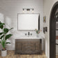 Waterpar® 48 in. W x 36 in. H Rectangular Aluminum Framed Wall Bathroom Vanity Mirror