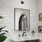 Waterpar® 28 in. W x 36 in. H Rectangular Aluminum Framed Wall Bathroom Vanity Mirror