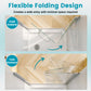 Waterpar® Bi-Fold Minimalist Semi Frameless Shower Door in Brushed Nickel with Clear Glass