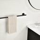 Waterpar®6-Piece Bath Hardware Set, Towel Bar, Toilet Paper Holder, Towel Hook in Matte Black