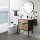 Waterpar®6-Piece Bath Hardware Set, Towel Bar, Toilet Paper Holder, Towel Hook in Matte Black