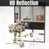 Waterpar® 48 in. W x 32 in. H Rectangular Aluminum Framed Wall Bathroom Vanity Mirror