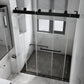 Waterpar® 58 in. to 60 in. W x 76 in. H Sliding Frameless Shower Door with Clear Glass