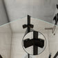 Waterpar® Bi-Fold Minimalist Frameless Shower Door Matte Black Clear Glass