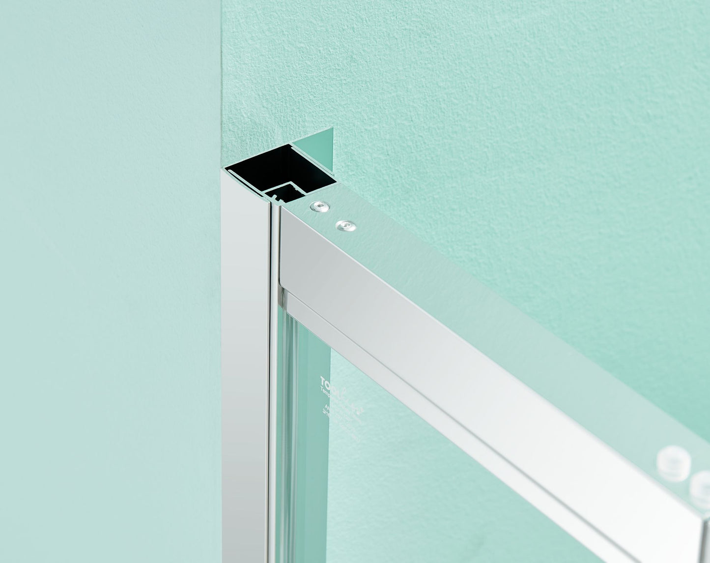 Waterper® 32 in. to 36 in. W x 72 in. H Framed Pivot Shower Door with Clear Glass