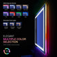 Waterpar® 36x24 in. Led Rectangular RGB Anti-Fog Bathroom Mirror Front & Backlit